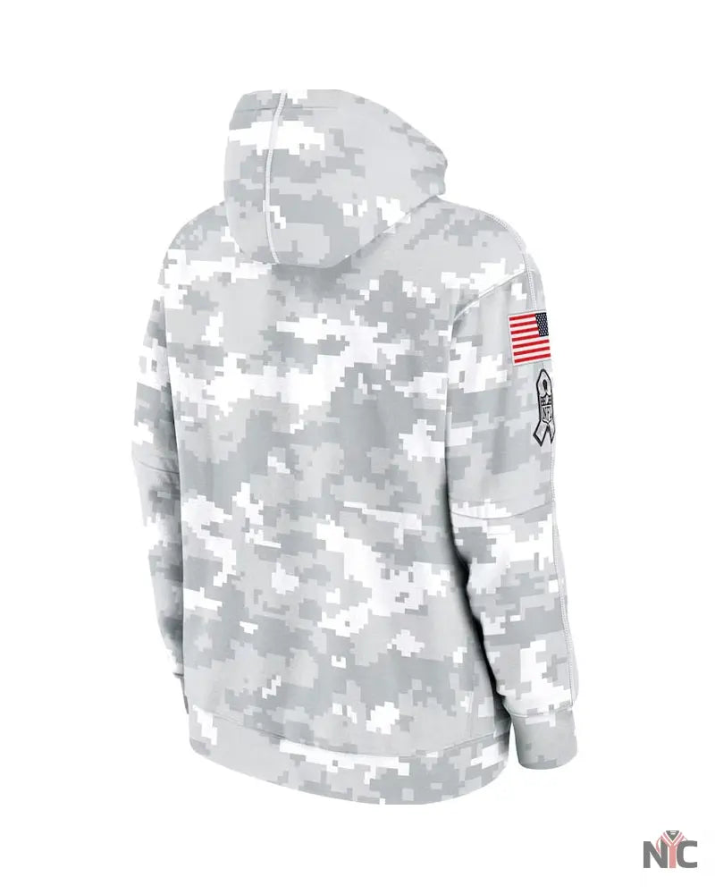 Baltimore Ravens Salute To Service Camo 2024 Hoodie
