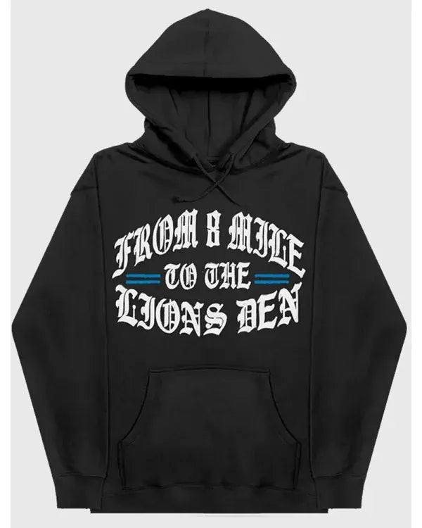 Eminem x Detroit Lions Helmet Hoodie