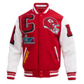 Kansas City Chiefs Mashup Wool Varsity Jacket