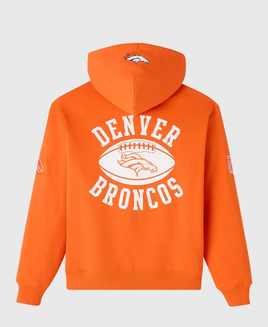 OVO Denver Broncos Waffle Lined Hoodie