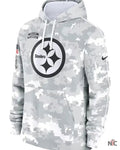 Pittsburgh Steelers Salute To Service Camo 2024 Hoodie