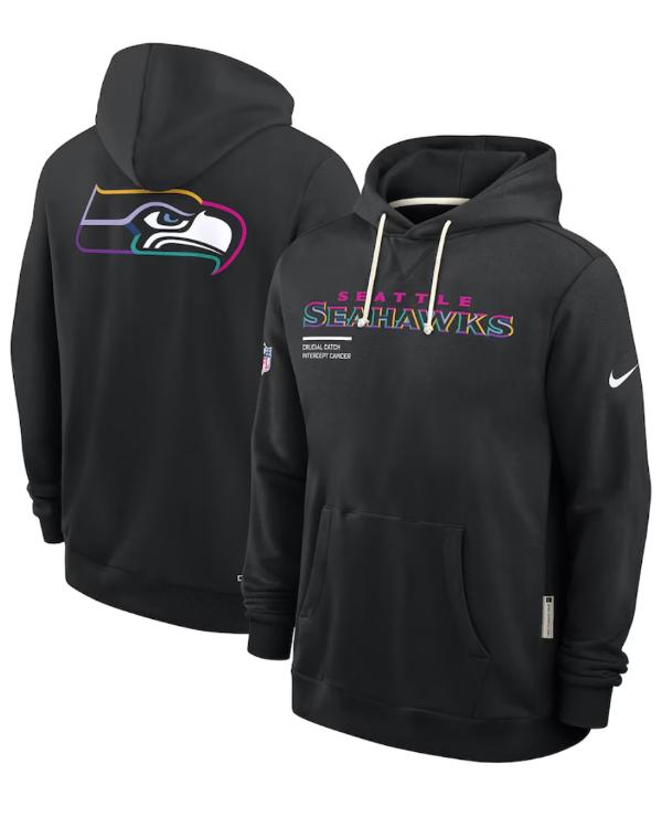 Seattle Seahawks 2025 Crucial Catch Hoodie