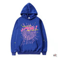 Sp5der 555555 Young Thug Hoodie Blue