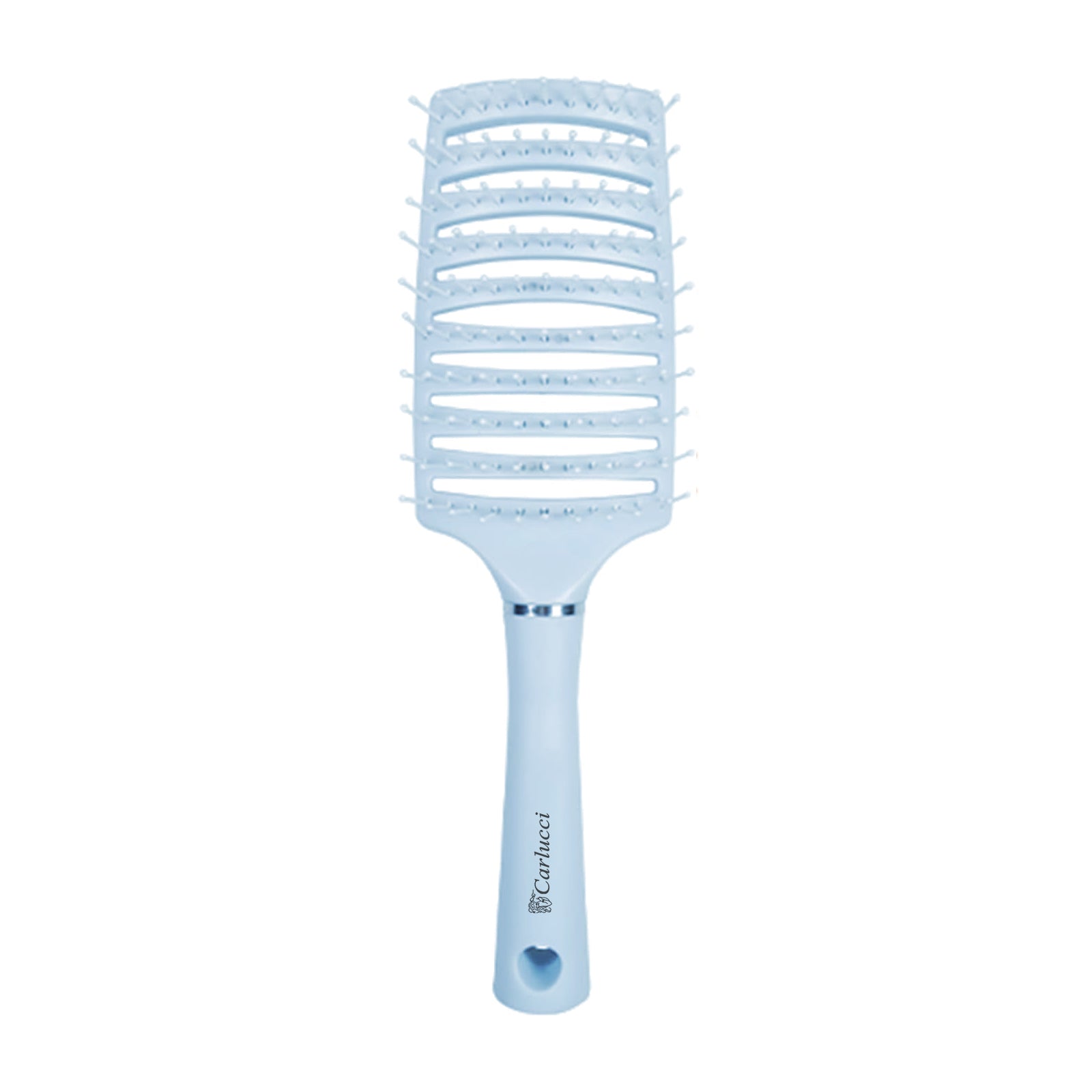 Curved Vented Hair Brush for Effortless Detangling