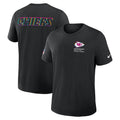 Kansas City Chiefs Nike Black 2025 NFL Crucial Catch Tri-Blend Dri-FIT T-Shirt