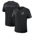 Seattle Seahawks Nike Black 2025 NFL Crucial Catch Tri-Blend Dri-FIT T-Shirt