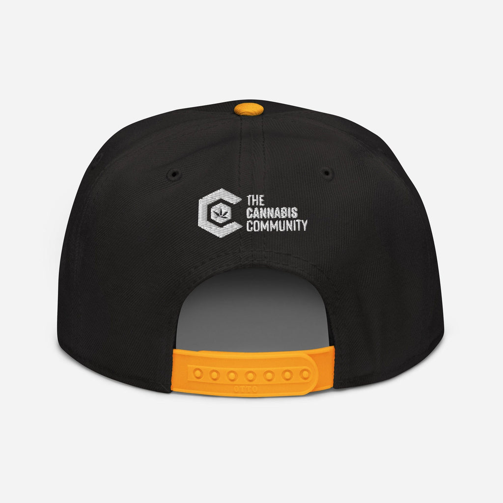 Elegant Advocate Cannabis Leaf Snapback Hat