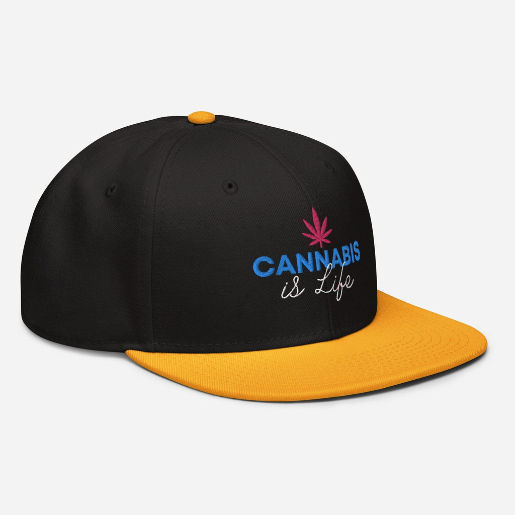 Cannabis is Life Snapback Hat