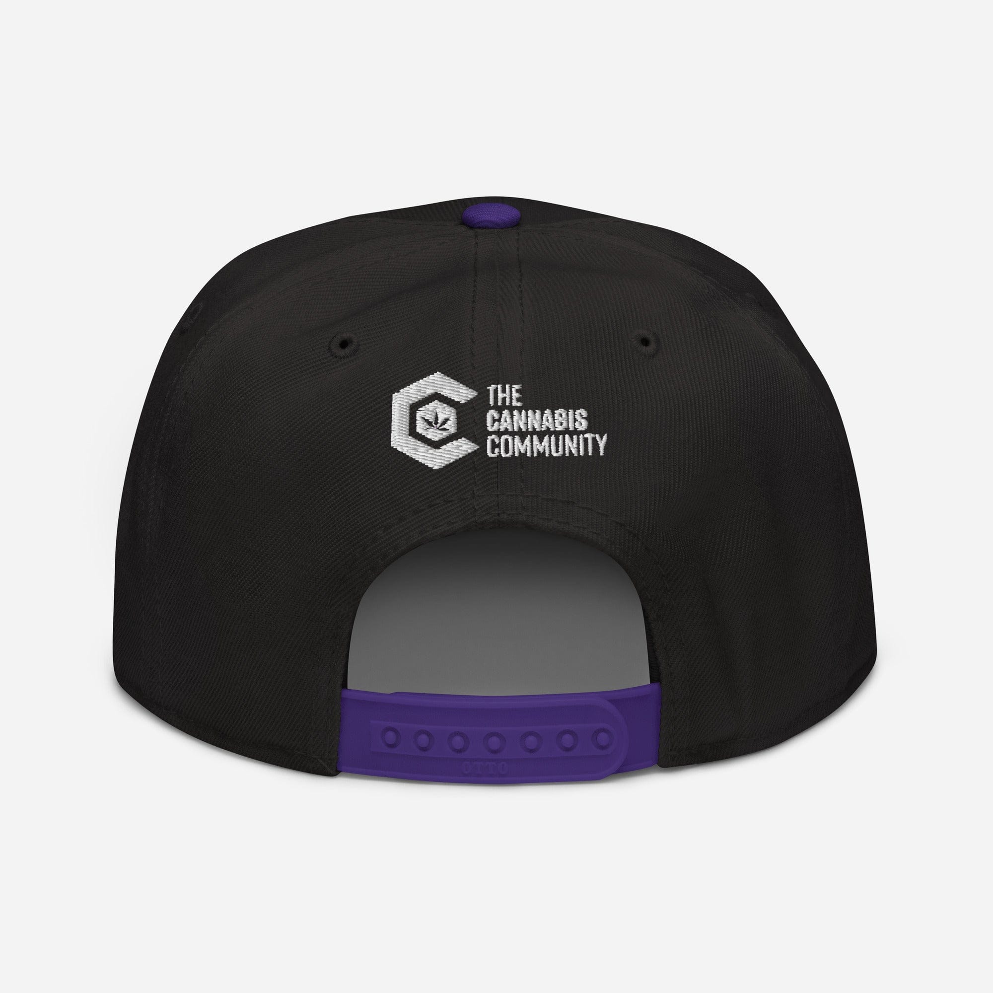 Elegant Advocate Cannabis Leaf Snapback Hat