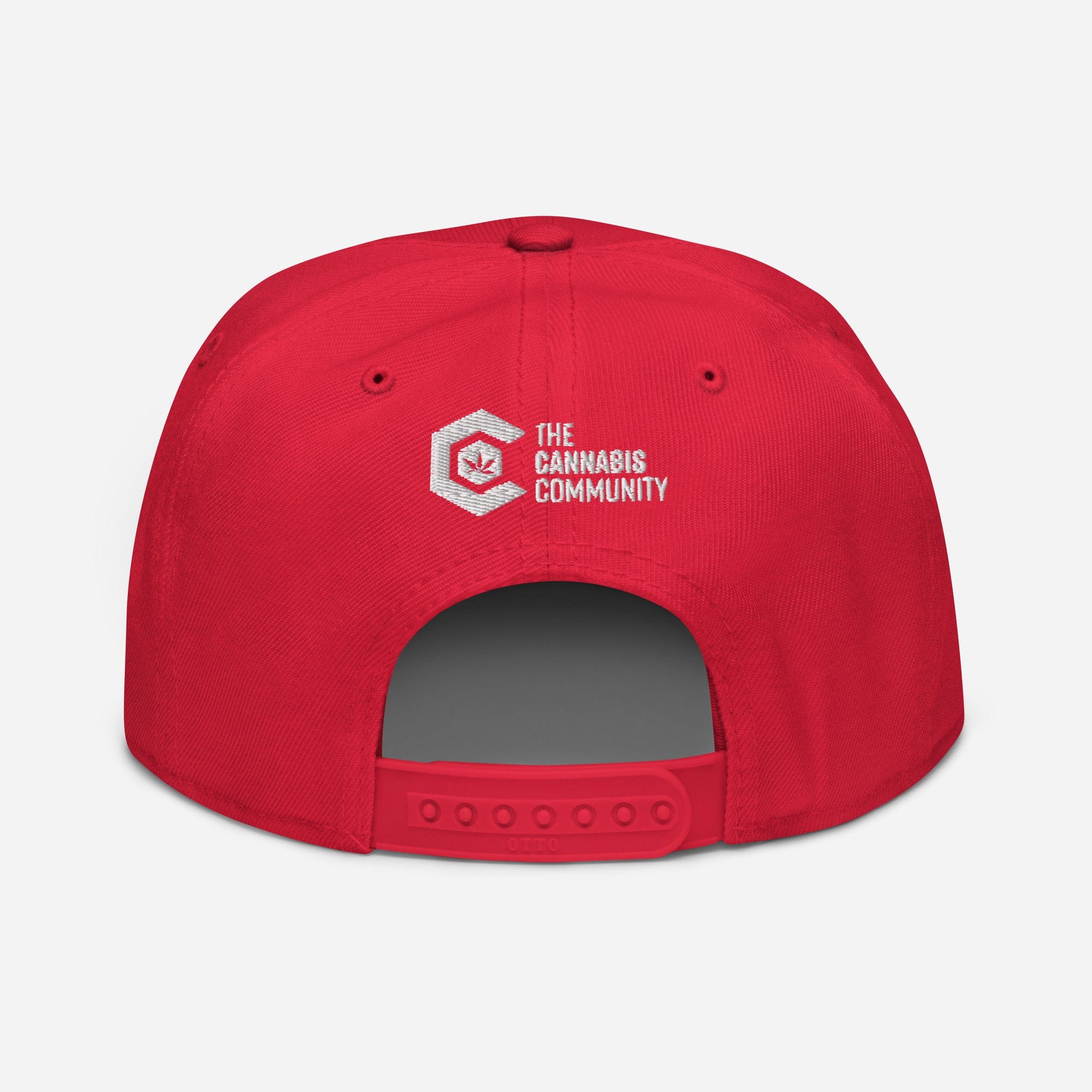 Elegant Advocate Cannabis Leaf Snapback Hat